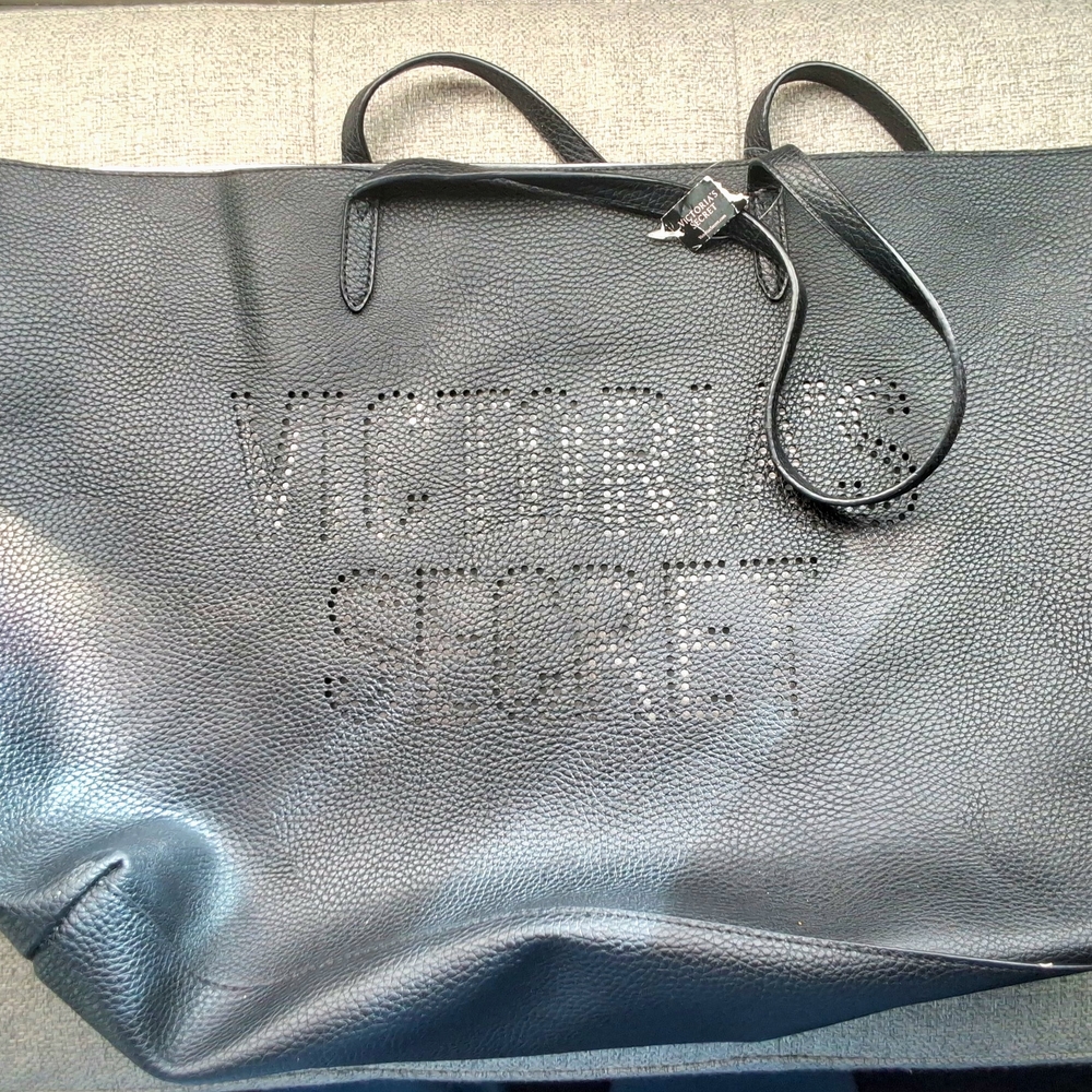 Victoria's Secret Black Tote Bag NWT